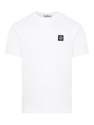 Tシャツ・カットソー CASABLANCA MOUNTAINS WAVES SCREEN T-SHIRT Casablanca Mountains Waves Screen T-Shirt - White