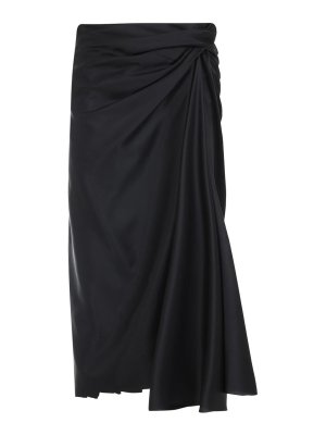 スカート Moschino SS25 Moschino Long Skirt (251D01160418 0555) Moschino Long Skirt - Black - Women | 251D011604180555