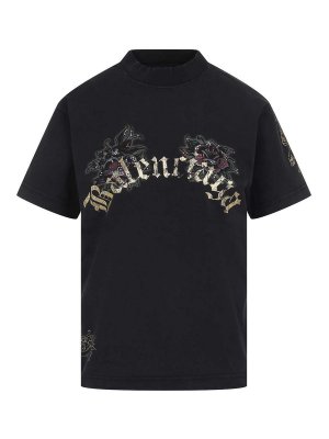 Tシャツ・カットソー BALENCIAGA SS25 Balenciaga Top Black (811915 TRVR11000) Balenciaga Ribbed Long Sleeve Scoop Neck Top Women Black T