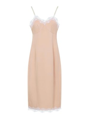 CARVEN: knee length dresses - Lingerie Viscose Midi Dress