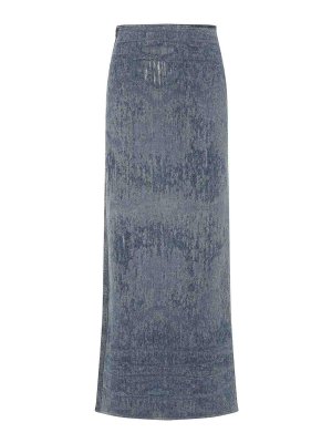 DIESEL: gonne al ginocchio  e longuette - Gonna lunga de-megan-fsg