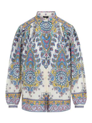 ETRO: blouses - Cotton And Silk Blouse