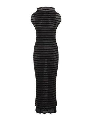 JEAN PAUL GAULTIER: Maxikleider - Maxikleid - Schwarz