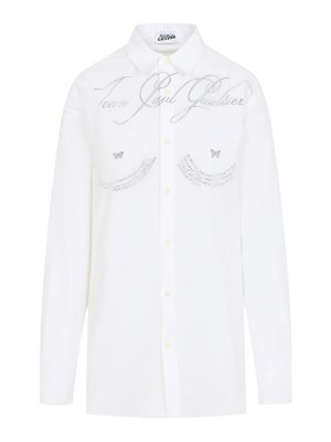 JEAN PAUL GAULTIER: shirts - Ls Double Layer Shirt