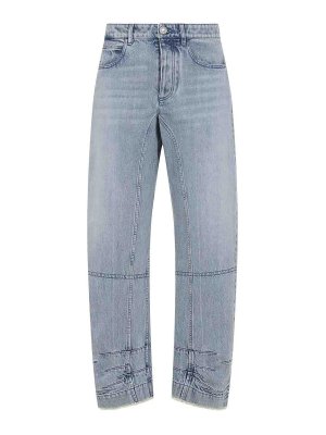 デニム・ジーパン KENZO Women Denim Pants FE52DP2276I7 BLUE Cargo monkey fit jeans in Japanese denim | Men's | KENZO