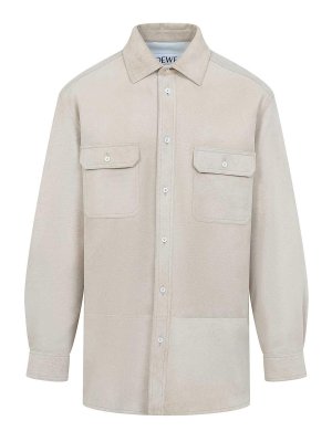 LOEWE: shirts - Lamb Leather Shirt