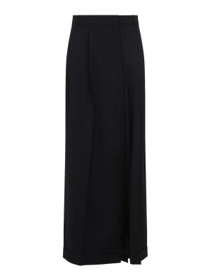 スカート KHAITE SS25 Khaite Monina Midi Skirt (41524137 W4137 200) Monina Skirt in Black – KHAITE