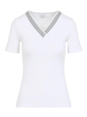 Tシャツ・カットソー Rabanne SS25 Rabanne Cotton T-shirt (25PJTE005CO0494 P100) WHITE Rabanne COTTON T-SHIRT (25PJTE005CO0494) – LOZURI®