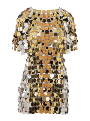 RABANNE: short dresses - Polyester Mini Dress