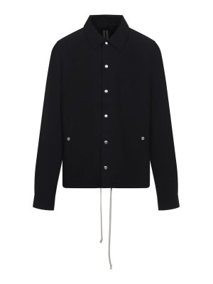 RICK OWENS: casual jackets - Drkshdw Snapfront Jacket