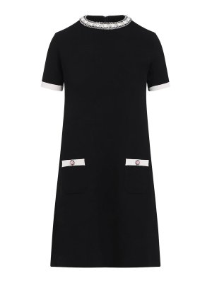 VALENTINO: short dresses - Acetate Mini Dress