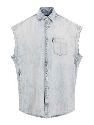 BALENCIAGA: シャツ - シャツ - ブルー