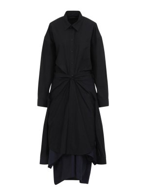 BALENCIAGA: shirts - Maxi Patched Shirt