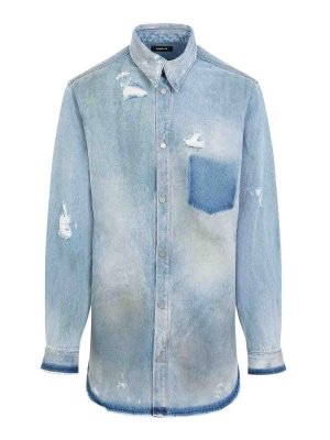 EGONLAB: Chemises - Chemise - Bleu