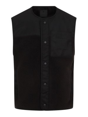 GIVENCHY: vests - Mix Material Vest 4G Pocket