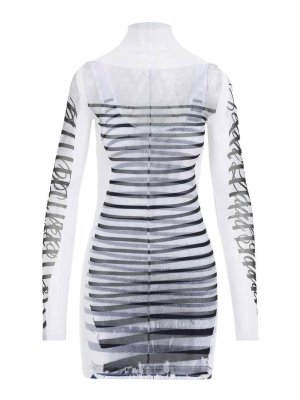 JEAN PAUL GAULTIER: short dresses - Mariniere Mini Dress