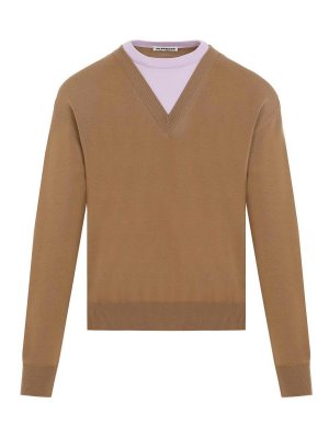 JIL SANDER: maglia collo rotondo - Pullover di lana vergine