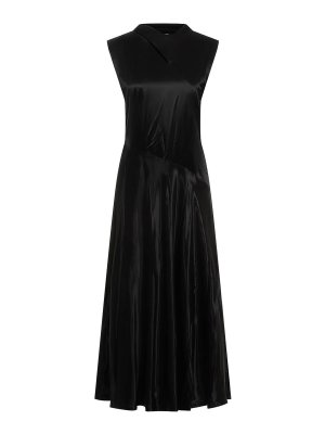 JIL SANDER: maxi dresses - Cupro Long Dress