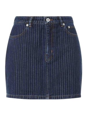 Thom Browne Thigh Length Side Tab Skirt - Women