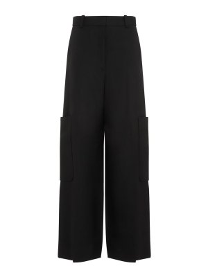 KHAITE: pantaloni shorts - Pantaloni Caiton