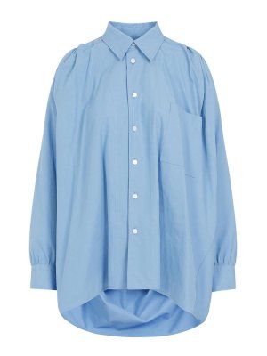BOTTEGA VENETA: Camisas - Camisa - Azul Oscuro