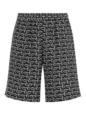 BURBERRY: pantaloni shorts - Shorti di seta