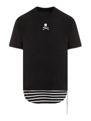 Tシャツ・カットソー MASTERMIND JAPAN SWAROVSKI CRYSTALS WOOL TEE Mastermind Japan Swarovski Crystals Wool Tee