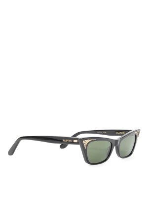 VALENTINO GARAVANI: Sonnenbrillen - Sonnenbrille - Schwarz