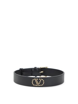 VALENTINO GARAVANI: Necklaces & Chokers - Leather Necklace