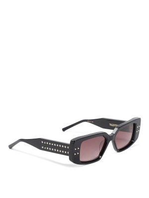 VALENTINO GARAVANI: Sonnenbrillen - Sonnenbrille - Schwarz