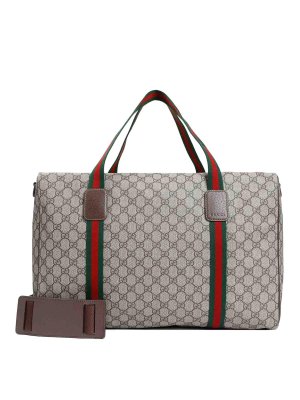 GUCCI: cross body bags - Cotton Duffel