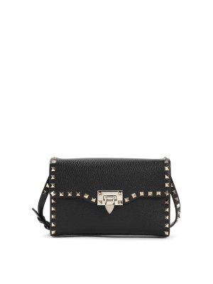 Chloe' Camera Chain Shoulder Bag - Black - Women