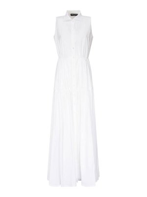 ALBERTO AUDENINO: knee length dresses - Lily Cotton Shirt Dress