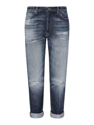 デニム・ジーパン DONDUP Women Denim Pants LDP754BS0030DPTDDDS25004 Beige Women's Jeans | Dondup