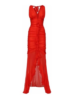 FOR LOVE & LEMONS: Knielange Kleider - Knielanges Kleid - Rot