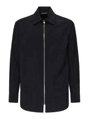 GIULIANO GALIANO: shirts - Horse Zip Shirt