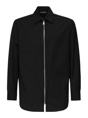 GIULIANO GALIANO: shirts - Horse Zip Shirt