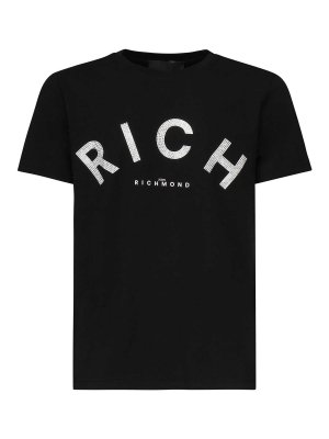 Dondup Jersey T-Shirt With Logo - Black - Men