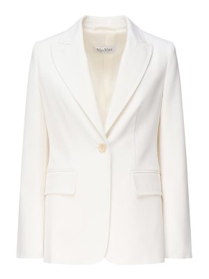 Max Mara: blazers - Single-Breasted Blazer Palchi