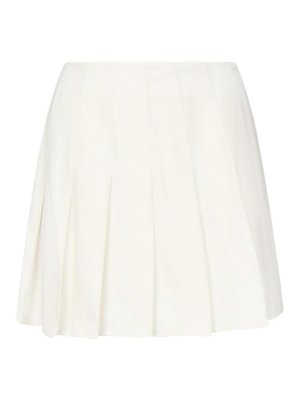 NINEMINUTES: Faldas media pierna y semilargas - Falda Semilarga - Blanco