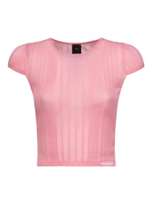 Pinko: crew necks - Tambora Ribbed Sweater