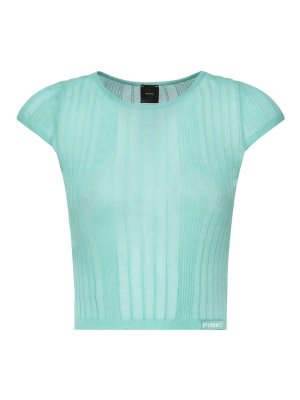 Pinko: crew necks - Tambora Ribbed Sweater