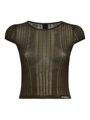 Pinko: Suéteres con cuello pico - Suéter Cuello Redondo