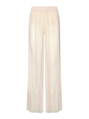 Pinko: casual trousers - Palazzo Trousers With Sequins