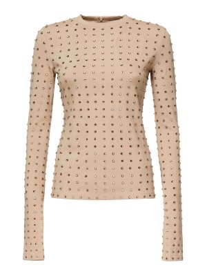 SPORTMAX: Camisetas - Camiseta - Color Carne Y Neutral