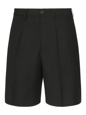 BEABLE: トラウザーショーツ - ショートパンツ - 黒