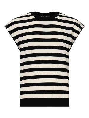Tシャツ・カットソー DOLCE & GABBANA STRIPED KNIT SLEEVELESS KIMONO T-SHIRT Dolce & Gabbana t-shirts for men's 2025 | Shop online at THEBS