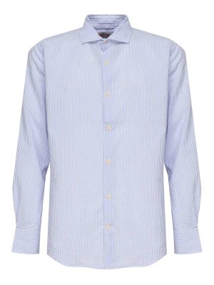 MC2 SAINT BARTH: shirts - Pamplona Striped Linen Shirt