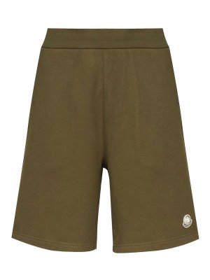 MONCLER: Hosen Shorts - Shorts - Dunkelgrün