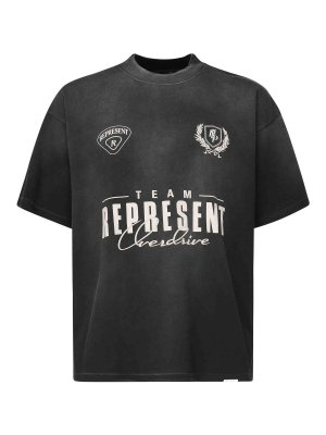 Tシャツ・カットソー DONDUP Men T-shirt Black US358JF0309UIV7 999 Mastermind Japan Logo T-shirt - Black - Men